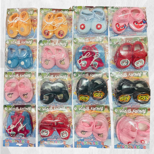 Baby Cloth Booties (Pack Of 4)