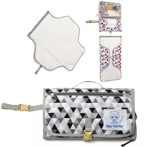 Baby diaper storage organizer bag with pockets