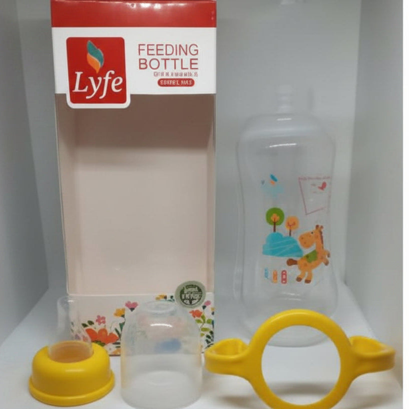 Baby feeder bottle with easy grip handles