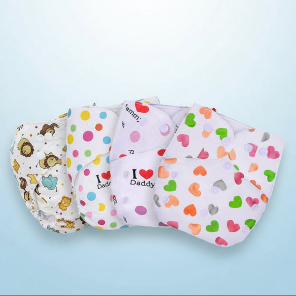 Reusable diaper available in S M L XL sizes