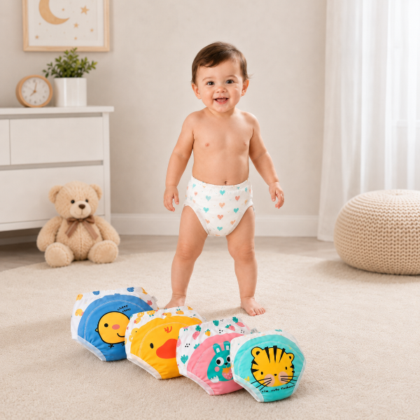 Soft washable baby diaper for daily use