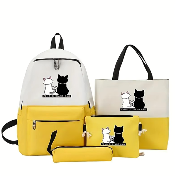 xiang-multipurpose-backpack-set-of-4-yellow